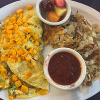 Vegan Mexican Omlette  at Stacks in Campbell