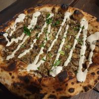 The Fun-Guy pizza $24.00 at Don Mungo's in Bright