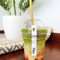 Strawberry 🍓 matcha  at Hea Tea & Coffee in Aberdeen