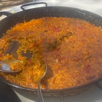 Vegan Paella  at La Siesta in Bolnuevo