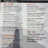 Updated menu  at Feast at Bawtry in Bawtry