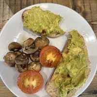 Avo on toast  at Feast at Bawtry in Bawtry