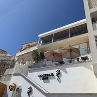And the beach front - amazing views over the sea from that upper dining area   at Casa Del Mar in Albufeira