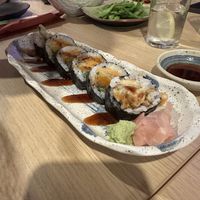 Vegetarian sushi  at Goto in Exeter