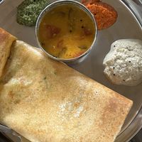 masala dosa  at Anna's Mess in Rishikesh