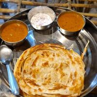 Malabar Parota with Chettinadu Gravy  at Anna's Mess in Rishikesh