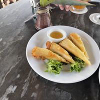 Deep fried spring rolls  at Gaylord's at Kilohana in Lihue