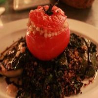 Couscous Stuffed Tomato at Gaylord's at Kilohana in Lihue