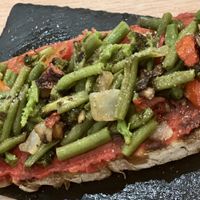 Toast gourmet- 🌱 vegan, incredibly good  at El Miau De Fucar in Madrid