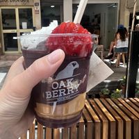 Yummy vegan açaí bowl 🍧  at Oakberry in Marbella