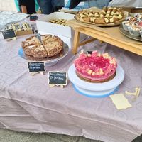 Food Stand at Run For Raw in Bradford