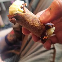 Vegan cannoli at Run For Raw in Bradford