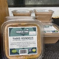 Local taro hummus at Kukuiula Market and Juice Bar in Koloa