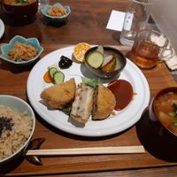 lunch set at Nezu no ya in Tokyo