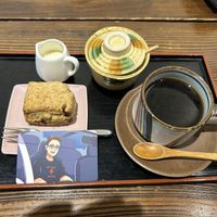 Dessert and drink set   at Nezu no ya in Tokyo
