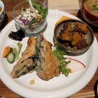 Menu set at Nezu no ya in Tokyo