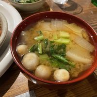 Soup with fú  at Nezu no ya in Tokyo