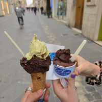   at Gelateria La Scintilla in Rimini