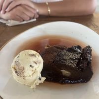Brownie vegano  at La Bruma in Cadiz