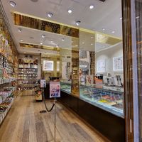 Inside/counter at Venchi in Siena