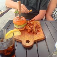 Huge portions of fries at Chappie's in Roxbury