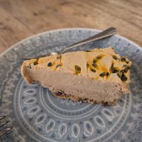Raw vegan cheese cake at Nigiro Teacafe in Cape Town