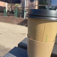 Oat tea, I do believe they have a range of cruelty free milks.    at No.92 in Stourbridge