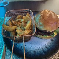 vegan burger  at Ofélia in Covilha