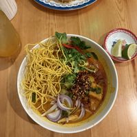 Vegan khao soi   at Rosa's Thai in York