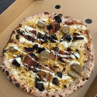 Woodland pizza at Plant Powered Pizza in South East London