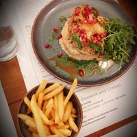 the Cauliflower steak and chips  at The Steakist in Arundel
