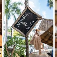 Location  atmosphere  at L'Arawak Cafe in Gustavia