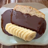 Vegan banana bread at L'Arawak Cafe in Gustavia
