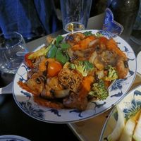 Tofu & vegetables at Yum Sing in Torquay