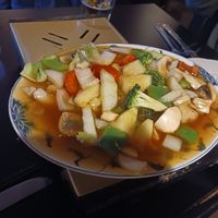 Sweet & sour vegetables at Yum Sing in Torquay