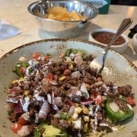 Impossible vegan bowl   at Cantina Laredo in Branson