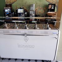 Leonardo ice cream with vegan markings at Le Monde in Duebendorf