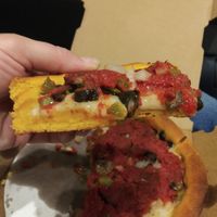 Side view at Gino's East - South Loop in Chicago