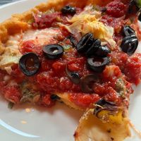 One huge slice at Gino's East - South Loop in Chicago
