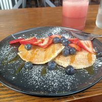 2 Stack Pancakes at Charlie's Raw Squeeze in West End