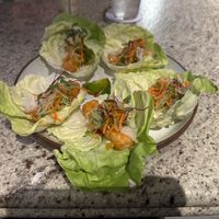 Vegan Angry Tofu Lettuce Wraps  at Earls Kitchen + Bar in Toronto