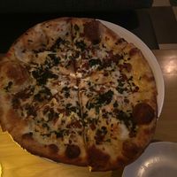 Mushrooms and Kale Vegan Pizza at Earls Kitchen + Bar in Toronto