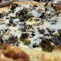 Kale Mushroom Pizza!!! amazing  at Earls Kitchen + Bar in Toronto