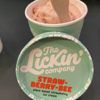 Strawberry ice cream   at The Sunny Burger Co. in Amsterdam