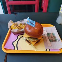 The Big Hack + Corn Cob at The Sunny Burger Co. in Amsterdam