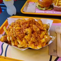 Chick'n Cheese & Bacon Fries at The Sunny Burger Co. in Amsterdam
