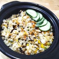 vegan fried rice at Tu Sen in Da Lat