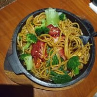 Terikyaki noodles at Black Forest Cafe in Yogyakarta