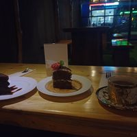 The cakes at Black Forest Cafe in Yogyakarta