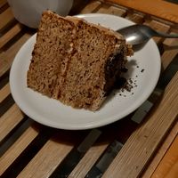 Banana cake at Black Forest Cafe in Yogyakarta
